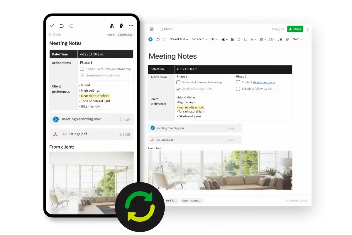 Notebook Organization